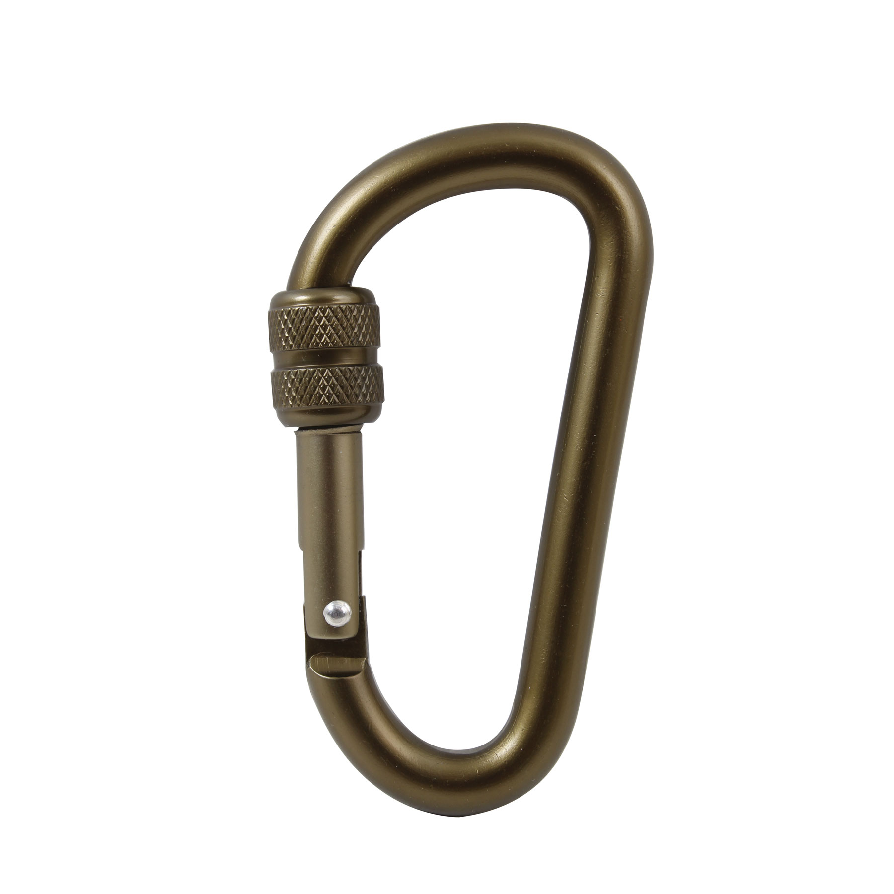 Rothco 80Mm Locking Carabiner - Coyote Brown