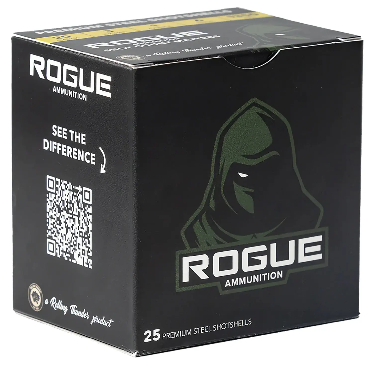 Rogue Ammunition RA-20-1-4S 20Gauge 3" 1oz 4Shot 25 Per Box/10 Case
