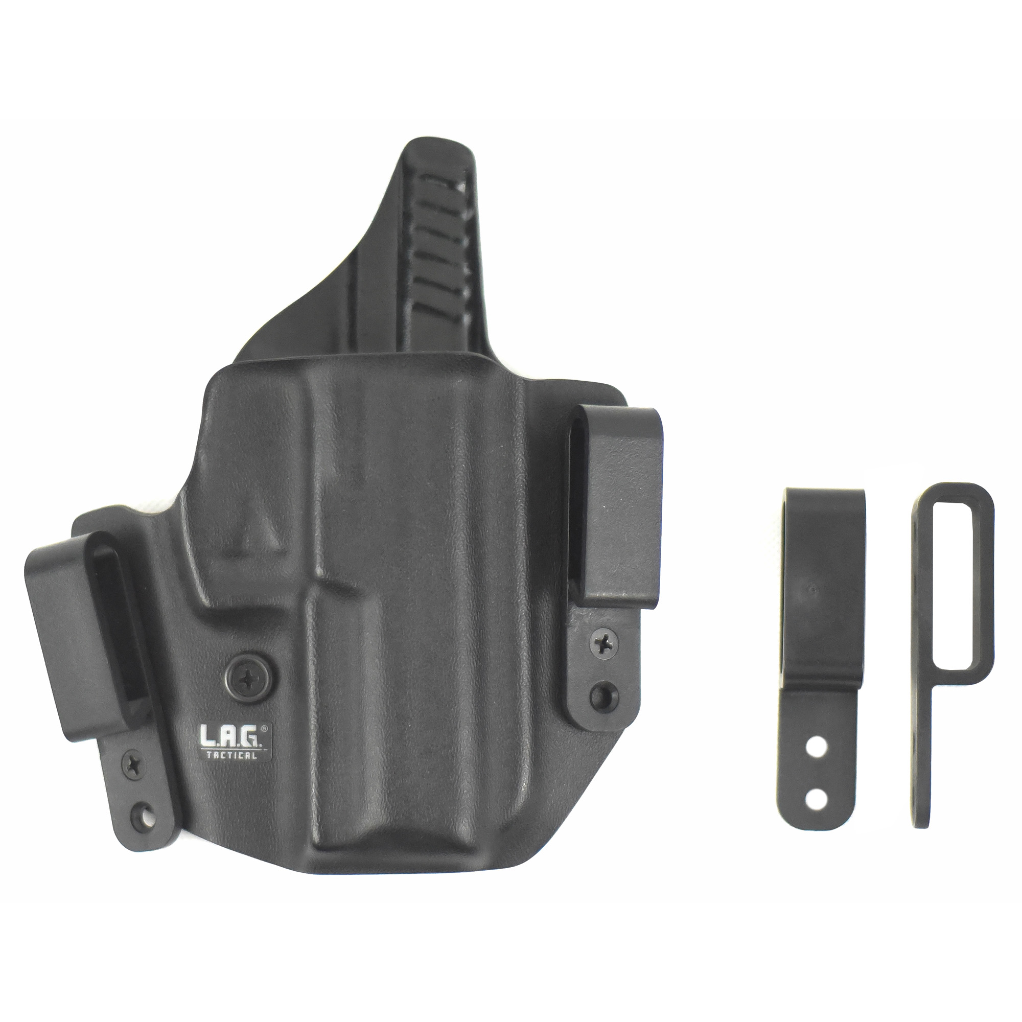 Lag Tactical Defender Right Hand IWB Holster for Springfield Hellcat Pro, Black - 3057