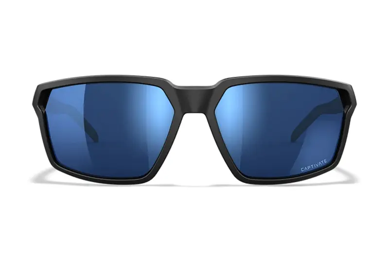 Wiley X AC6SRA09 Sierra M/L Blue Mirror Lens Polycarbonate Matte Black Frame