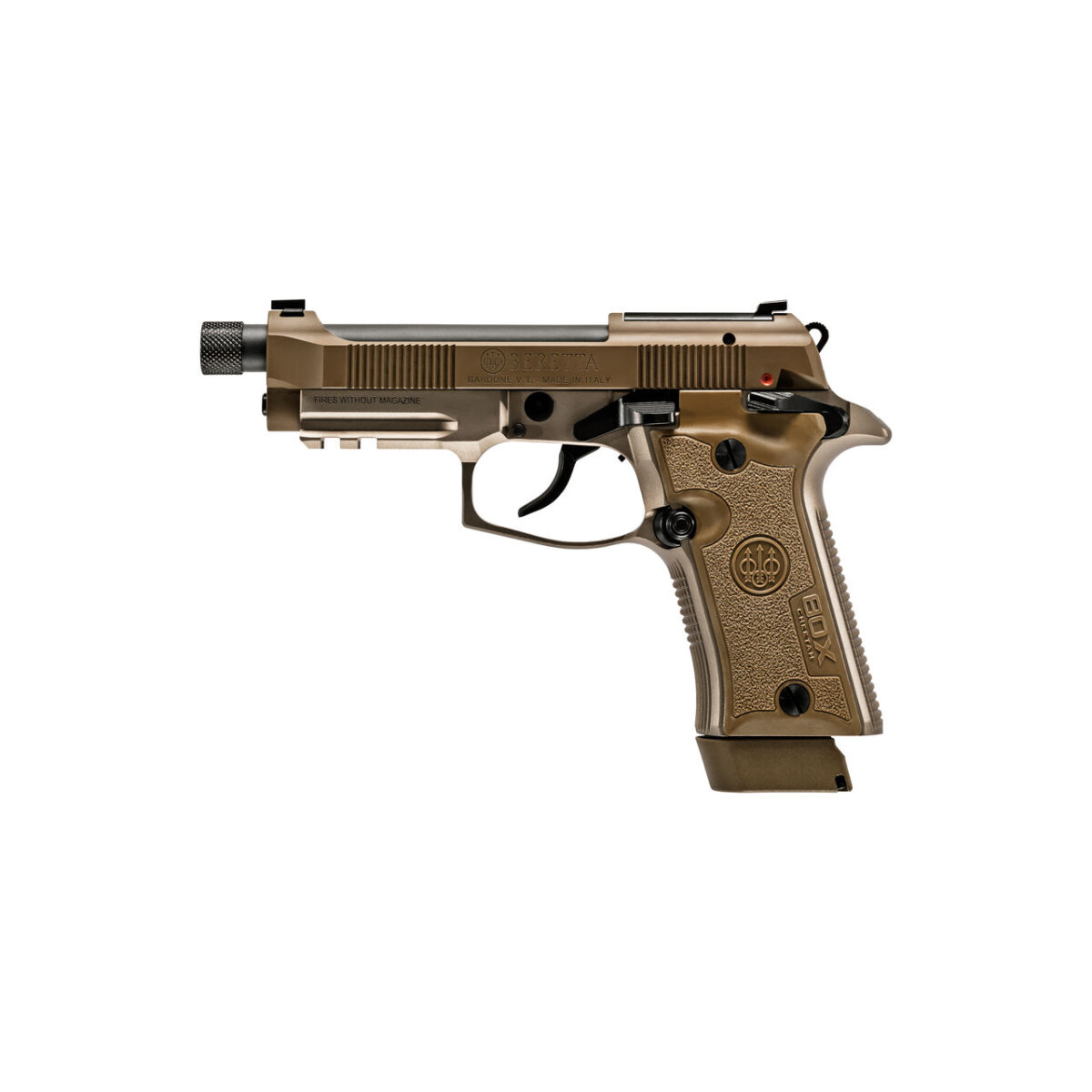 Beretta 80X CHEETAH 380ACP FDE 10+1 TB TACTICAL DESERT