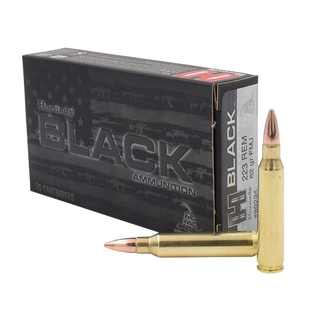 HRNDY BLACK 223REM 62GR FMJ 20/200 - No Credit Card Fees - Low, flat rate shipping