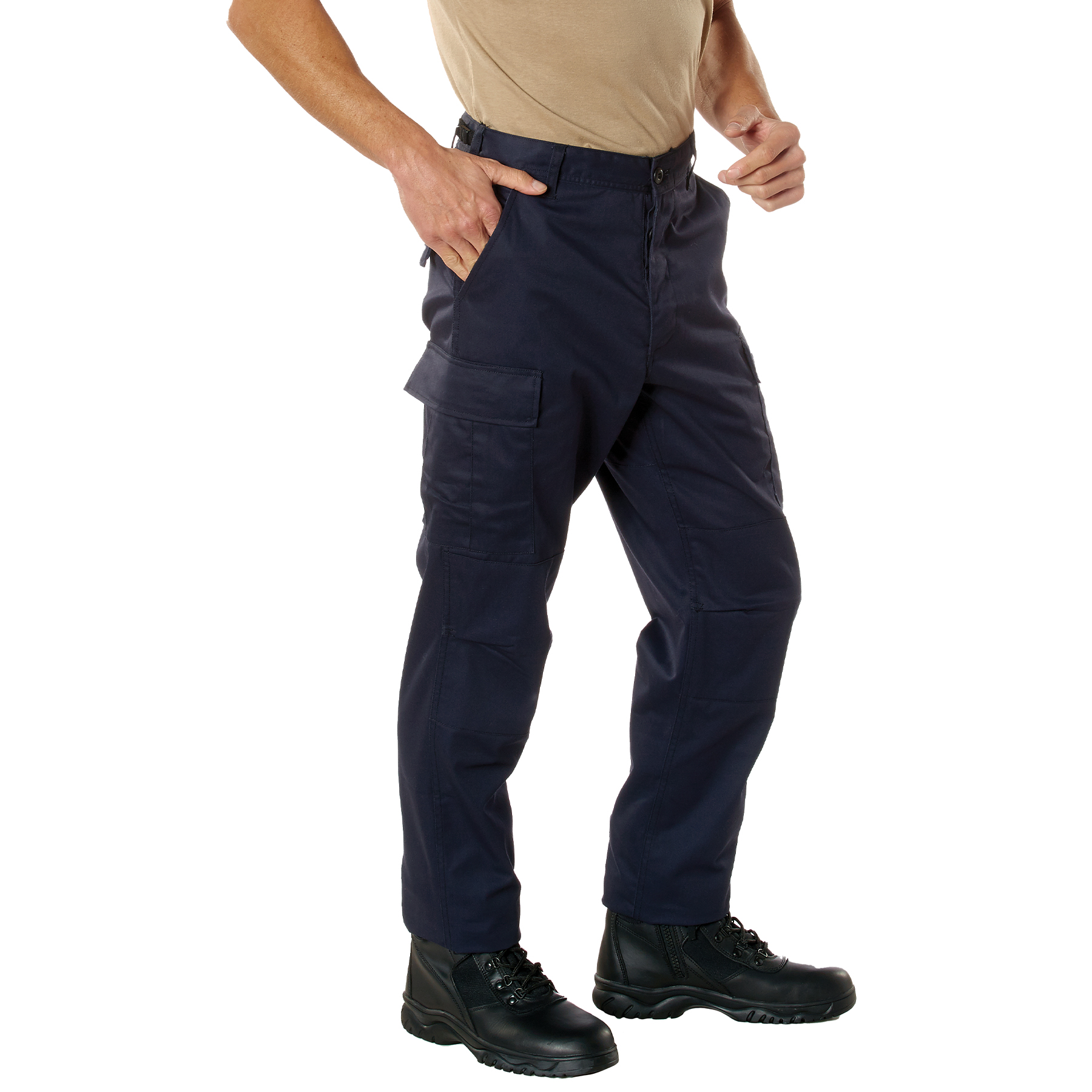Rothco Relaxed Fit Zipper Fly Bdu Pants - Midnight Navy Blue, Large