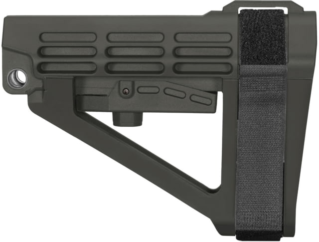SB Tactical SBA4 5 Position Adjustable Rifle Brace Stealth Gray
