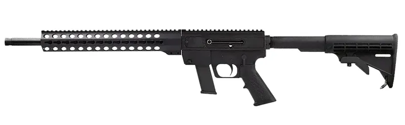 Blue Line Solutions - JRC9G3-TB/BL - JRC Gen 3 9mm Luger 17+1 17" Semi-Auto Black Rifle