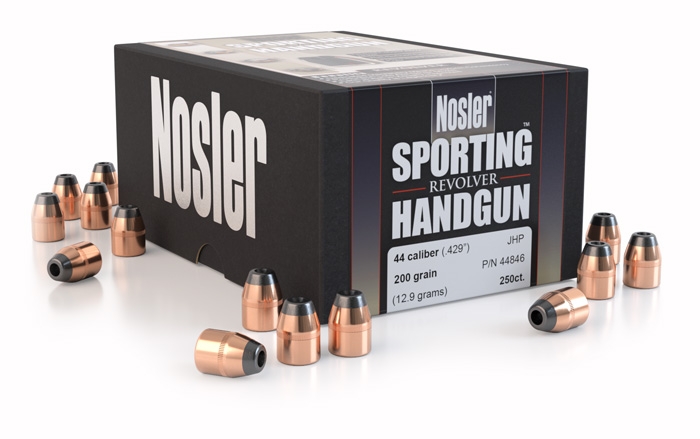 Nosler 44 Caliber (.429) 240gr Jacketed Soft Point Bullets 250ct - 44868
