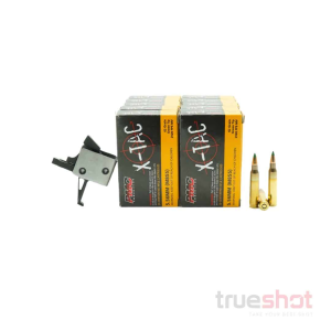 BUNDLE DEAL: CMC 3.5 lb Single Stage Flat Drop In AR-15 Trigger and 200 Rounds of Ammo - PMC 5.56 62 Grain