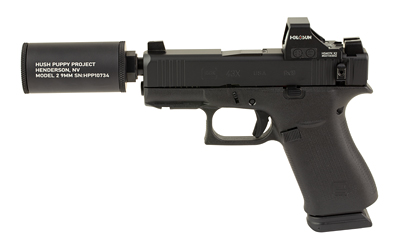 Glock 43X 9mm Suppressed Pistol, 15rd Capacity, Black