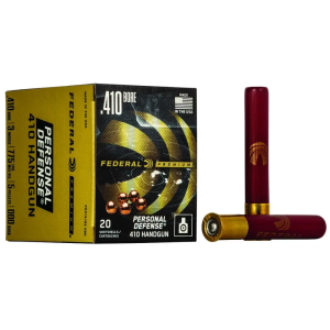 Federal PD413JGE000 Premium Personal Defense 410 Bore 3 5 Pellets 000 Buck Shot 20 Bx/ 10 Cs