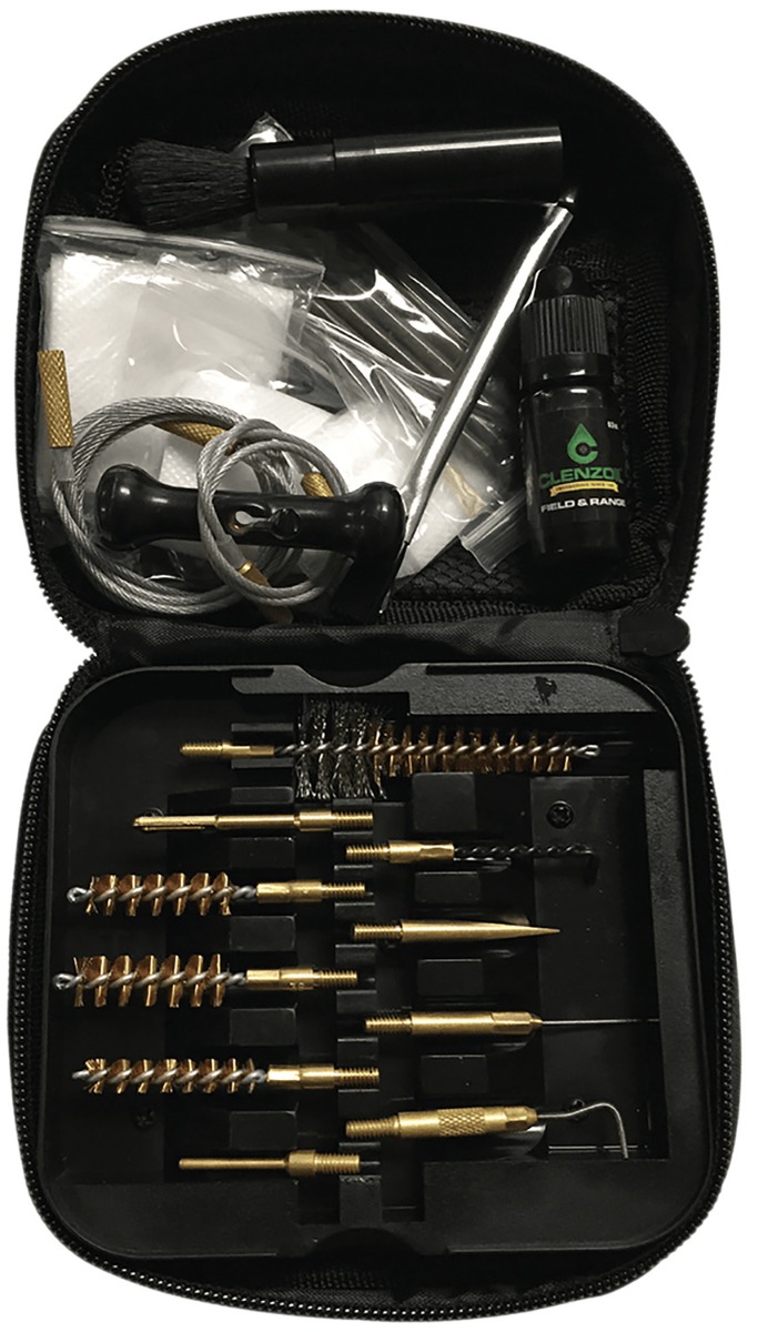 Clenzoil Field & Range Tactical Multi-Caliber Cleaning Kit, Black - 2236