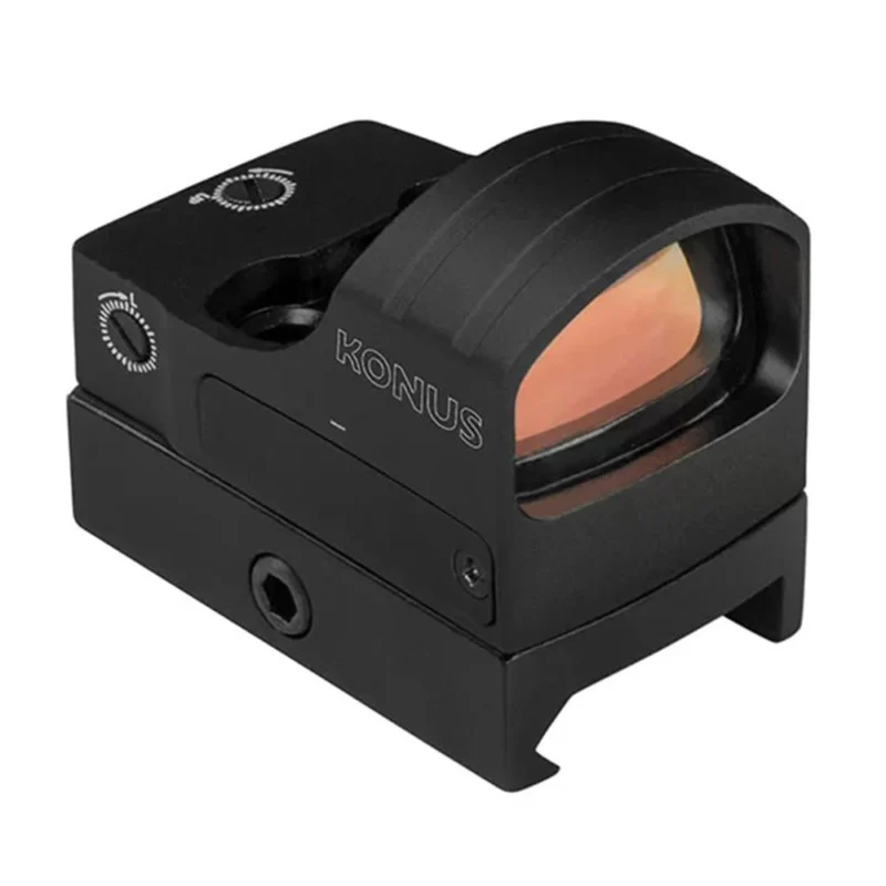 Konus Fission-MR Micro Red Dot Multi-Reticle Weaver Mount Deltapoint Pro Base