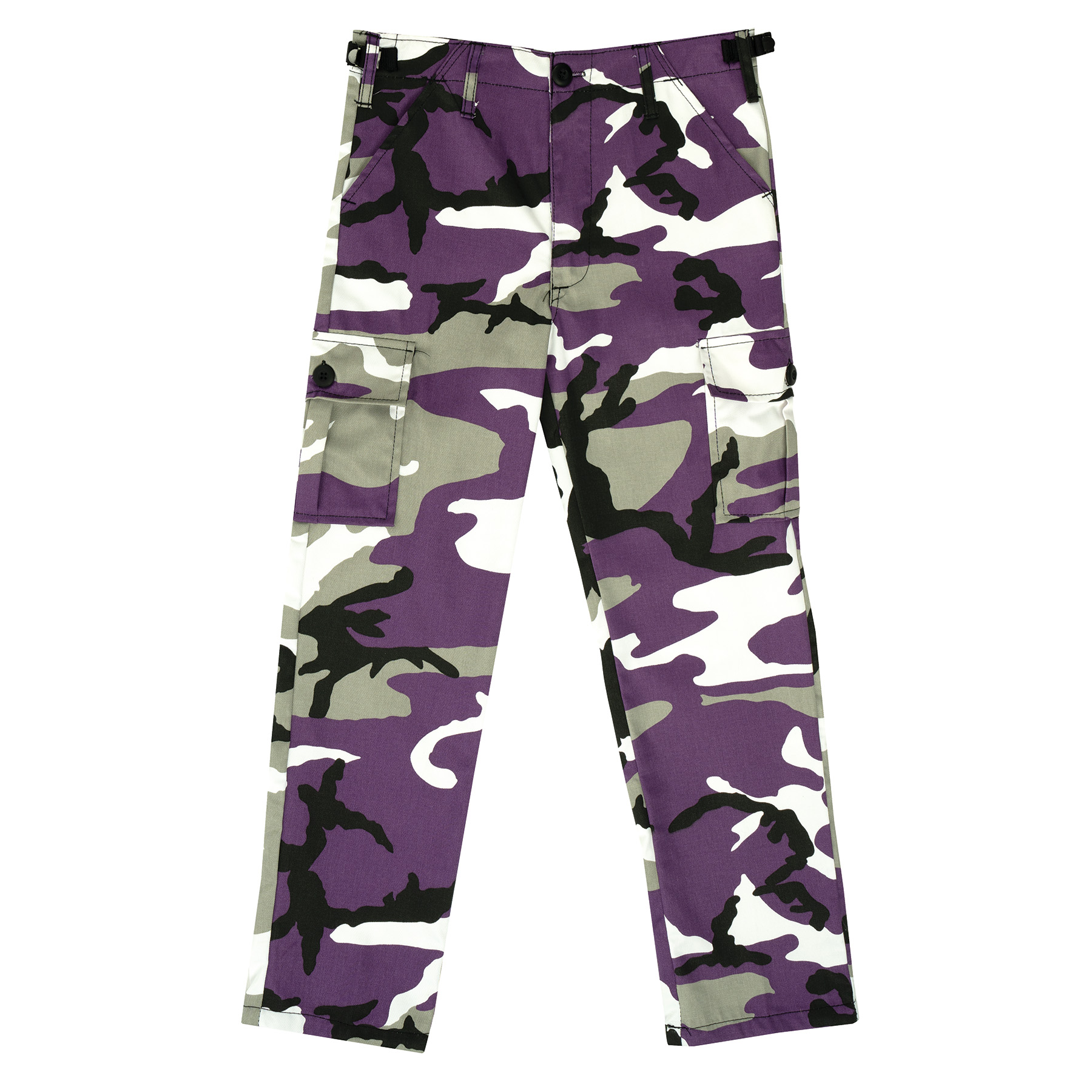 Rothco Kids Cargo Pants - Ultra Violet Camo, Large