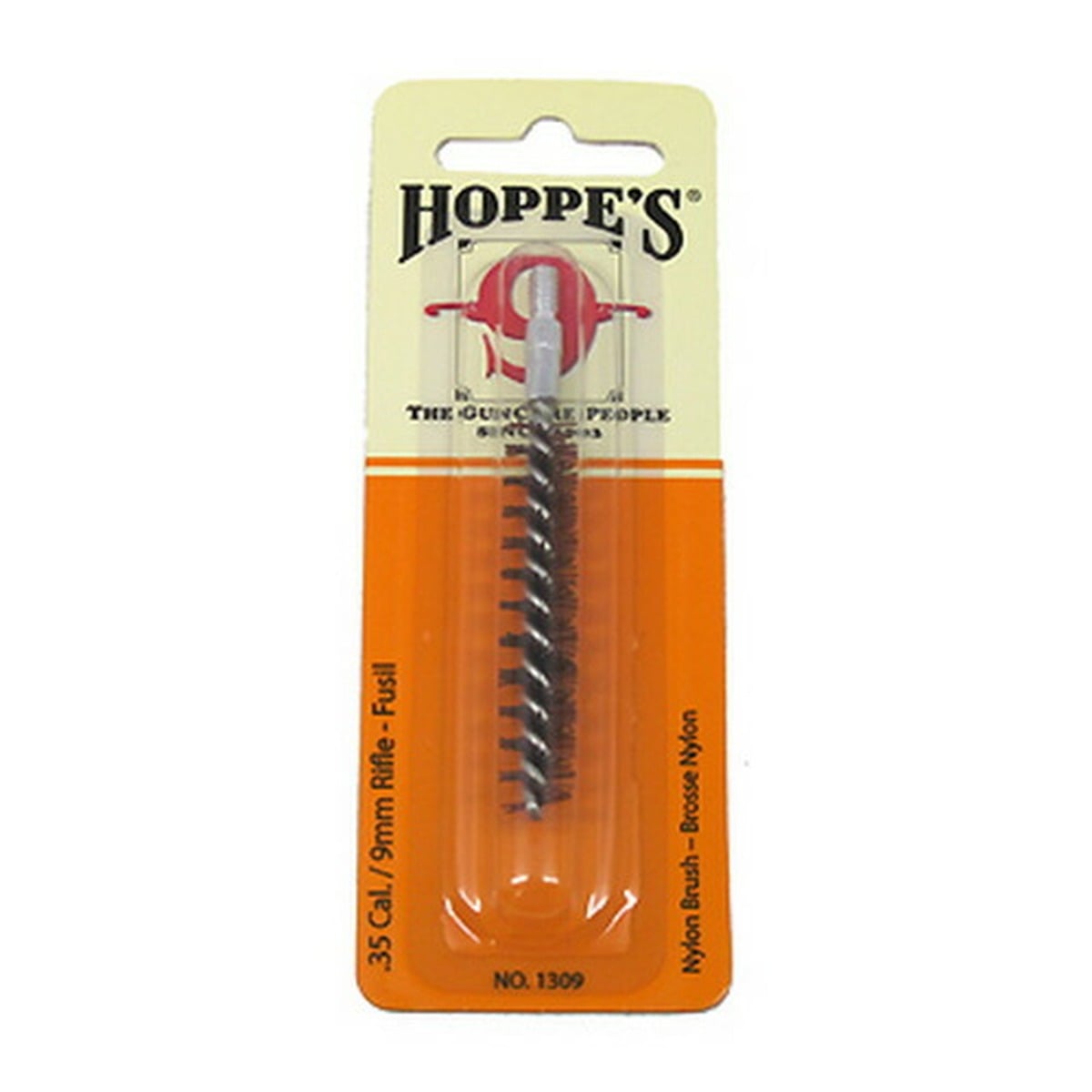 Hoppe's Phosphor Bronze Bristle Brush for 9mm Single Pistol - 1309PSNGL