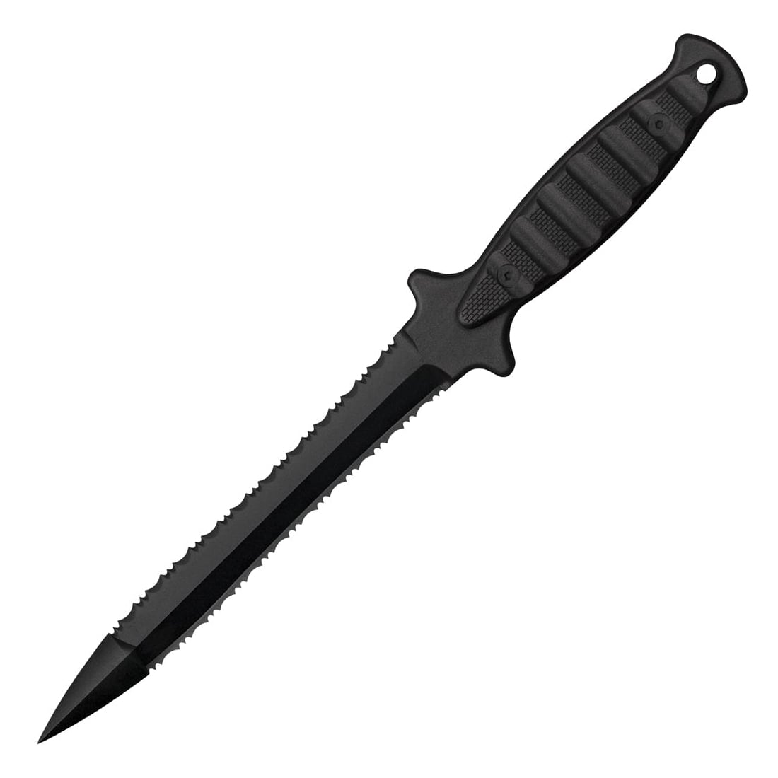 Cold Steel Wasp Fixed Knife Sharp Blade in Bold Black - CS-92FMA
