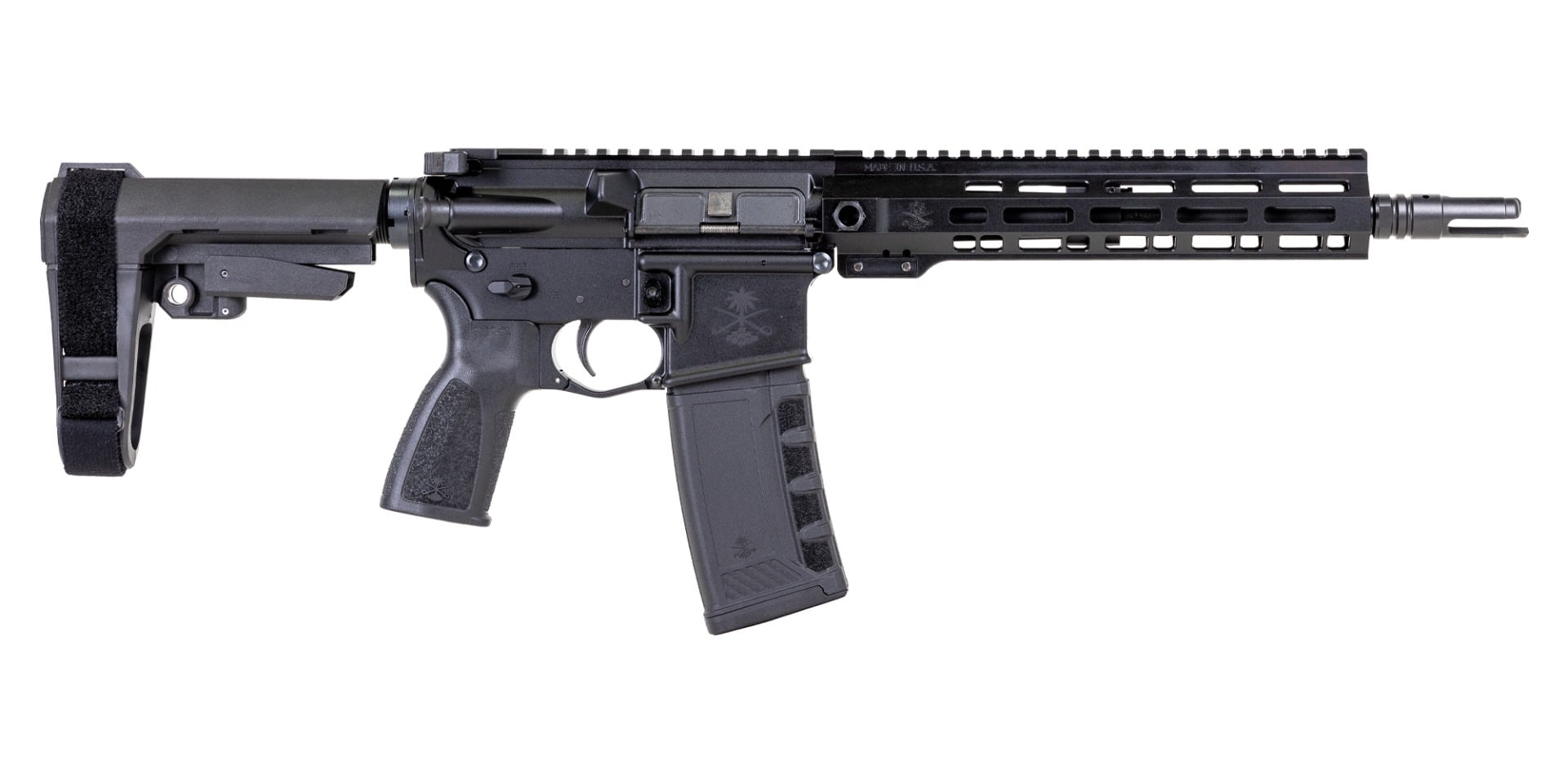 PSA Sabre Forged 10.5" 300 BO with 10" QD Rail Pistol w/ SBA3 Brace and Sabre Grip