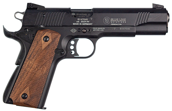 BLG Mauser 1911 .22 LR Pistol with Walnut Grips