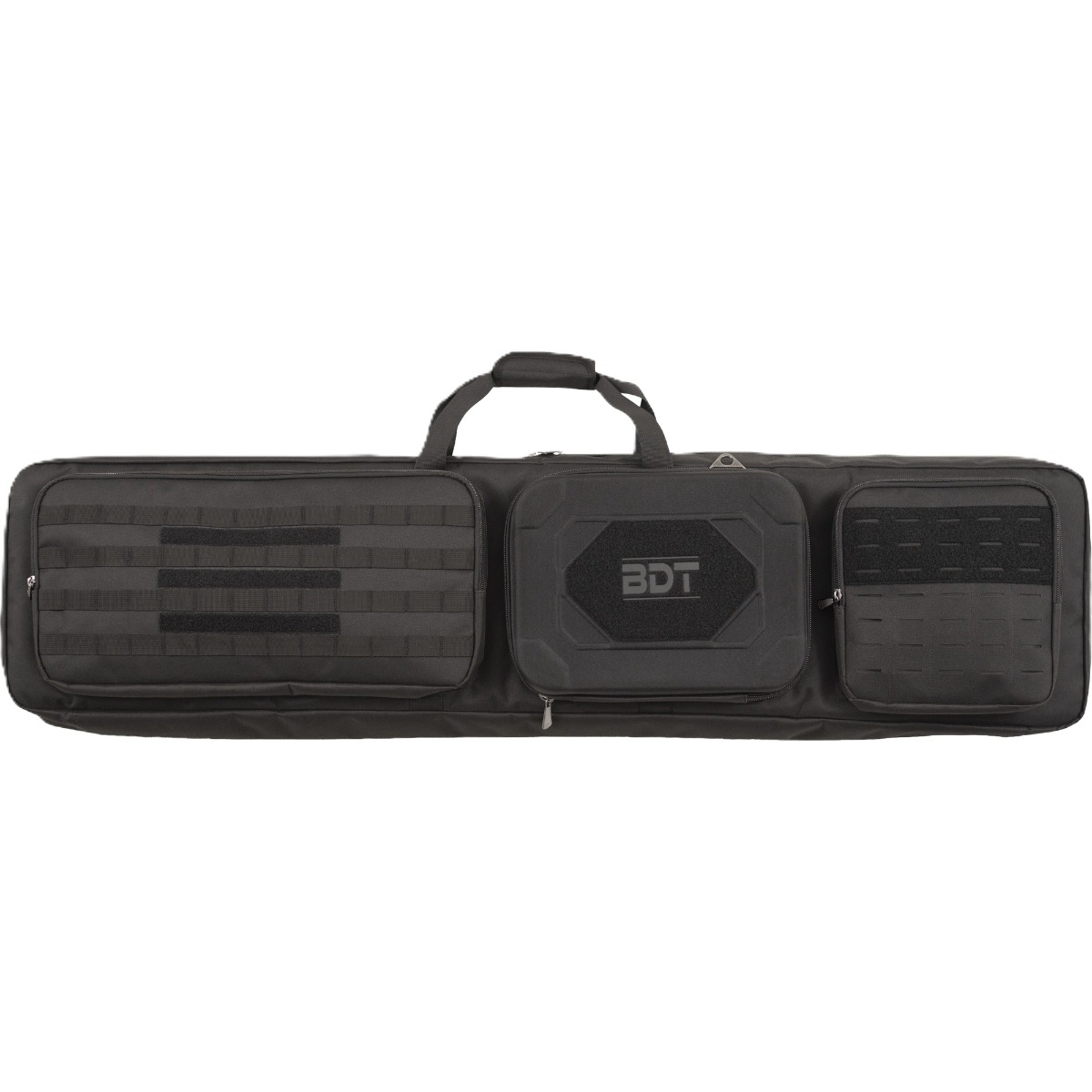 Bulldog Cases 48" Double Suppressor Tactical Rifle - Black - BDT74-48B
