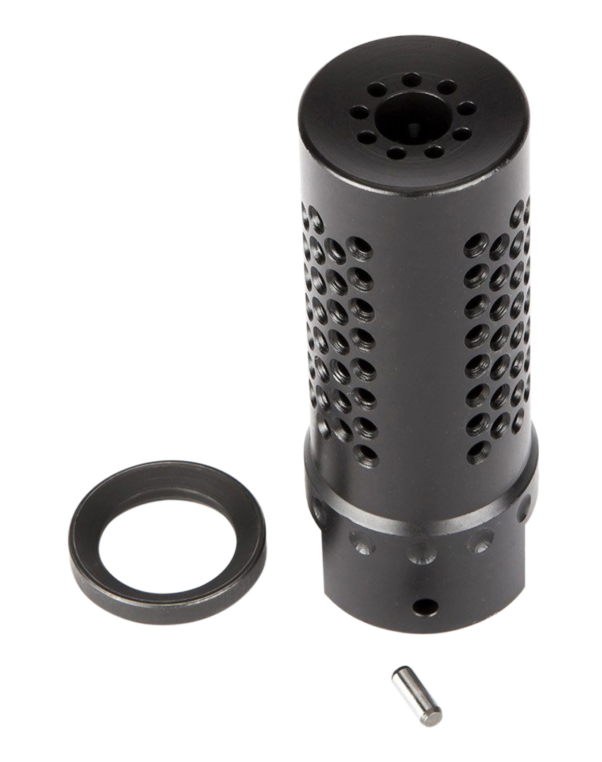 Spikes Tactical Dynacomp Extreme 1/2-28 Muzzle Brake, 5.56, Black Nitride - SBV1017