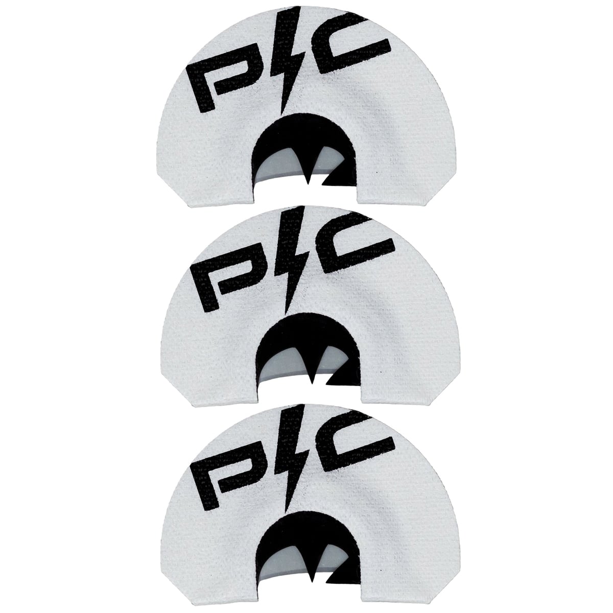 Power Calls Beau Brooks Signature Mockingbird Diaphragm Call, Black/White Pack of 3