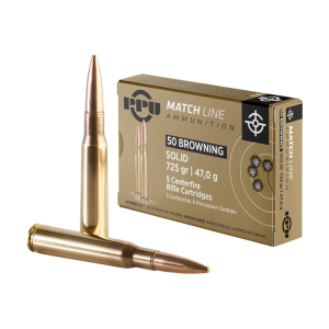 Prvi Partizan PPN PPM50 50BMG Match 725 FMJ - 5rd Box