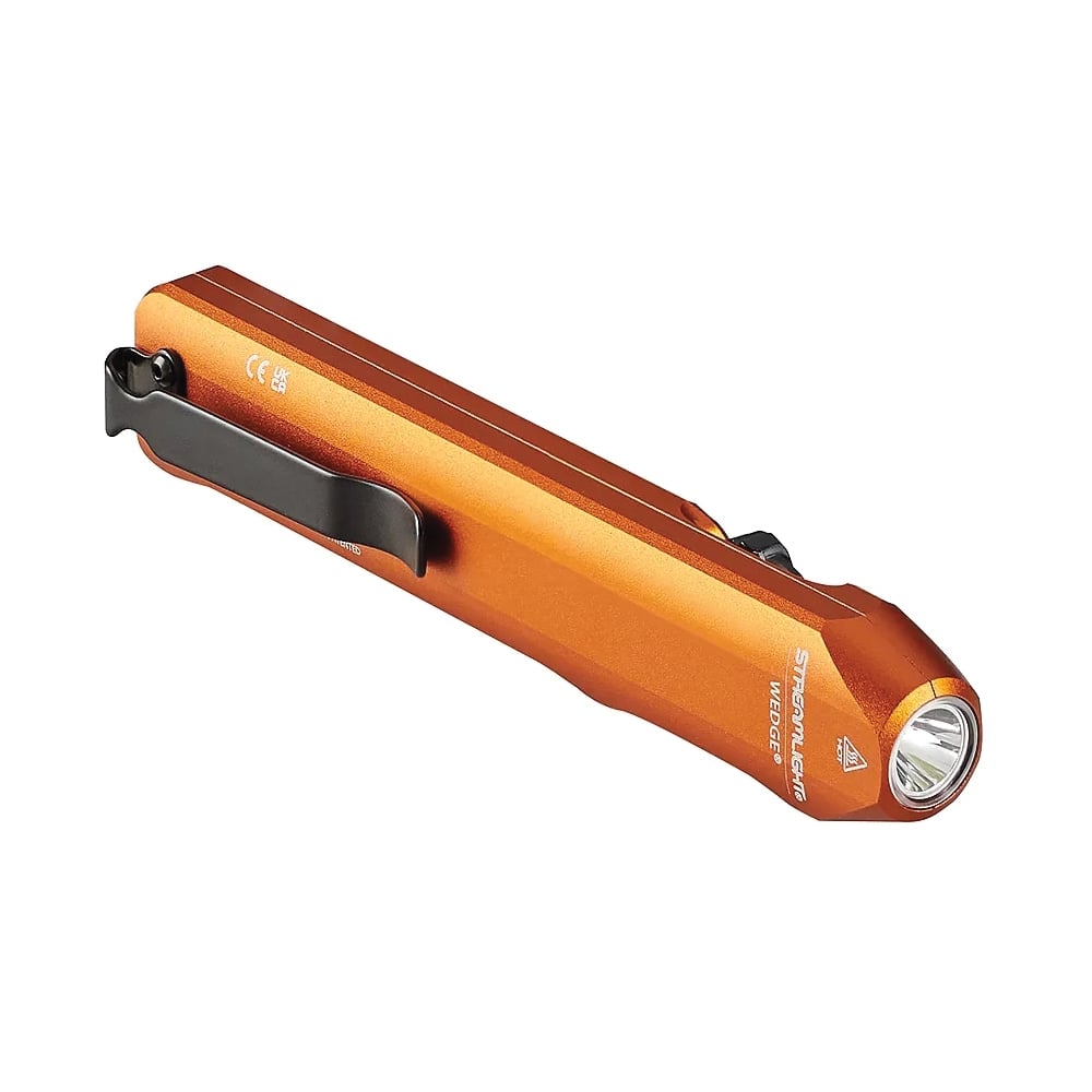 Streamlight Wedge Slim Everyday Carry Rechargeable EDC Flashlight, 1000 lm Orange