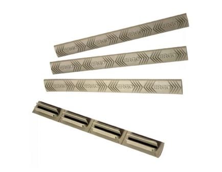 ERGO M-Lok Wedgelok Rail Covers (4-Pack), Dark Earth  4332-4PK-DE