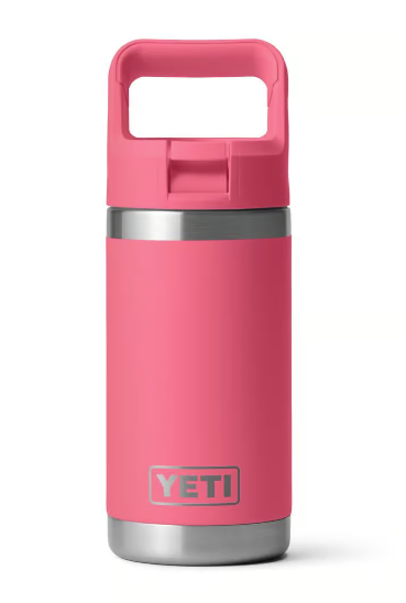 YETI Rambler Jr. 12 oz Kids Water Bottle, Tropical Pink