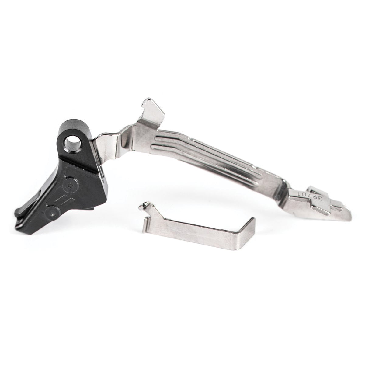 ZevTech Pro Flat Face Drop-in Trigger Bar Kit for Glock 17, 19, 26, 34, 19X, 45 Gen 5 Pistols, Black - FFT-PRO-BAR-5G-B-B