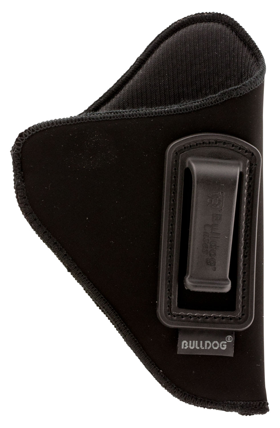 Bulldog Cases Deluxe Right Hand 2" to 2.5" S&W J Frame Inside-The-Pant/Waistband Holster w/ Polymer Clip, Black - DIP-2/24