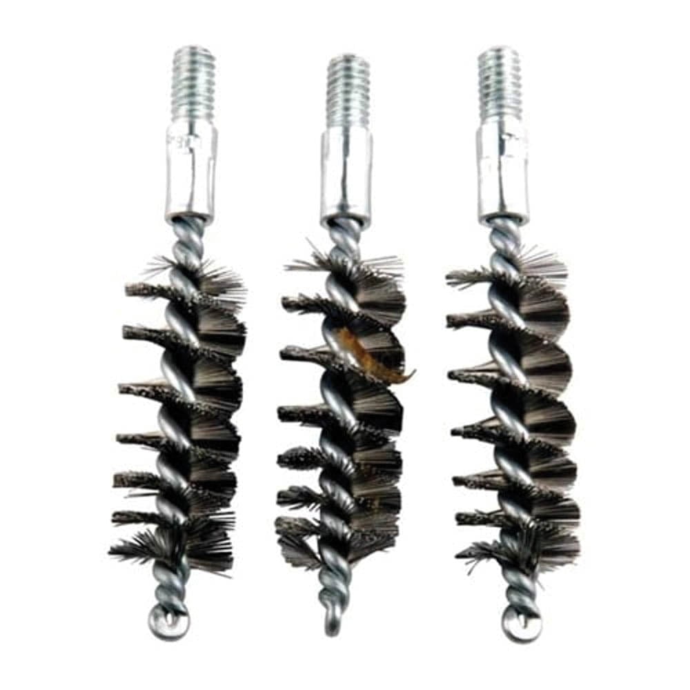 Brownells .40 Cal/10mm #8-32 Male Standard Line Bore Brush, Pack of 3