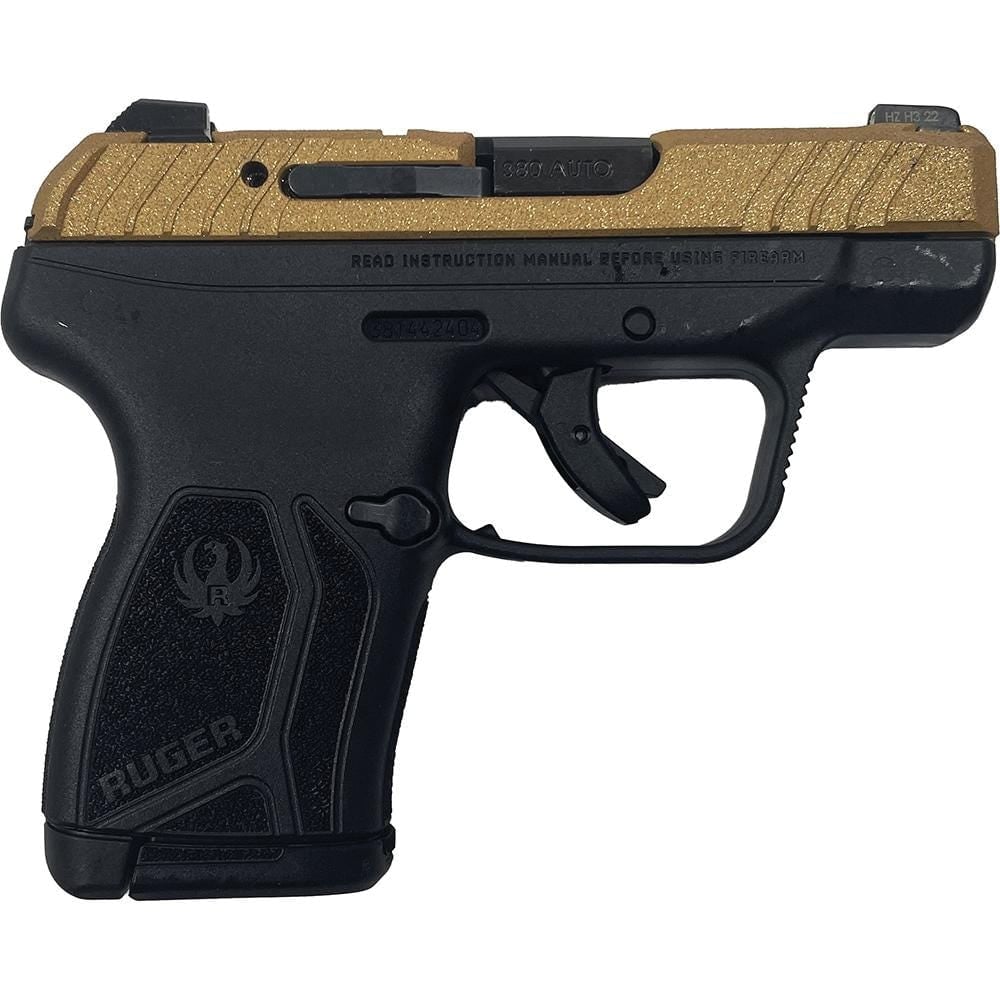 Ruger LCP Max Gold Glitter .380 ACP 2.80" 10rds, Black