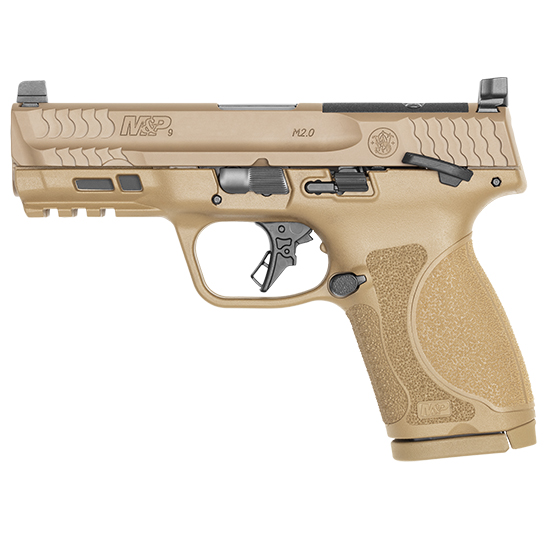 Smith Wesson M M2.0 Compact FDE 9mm 4" Barrel 15RD