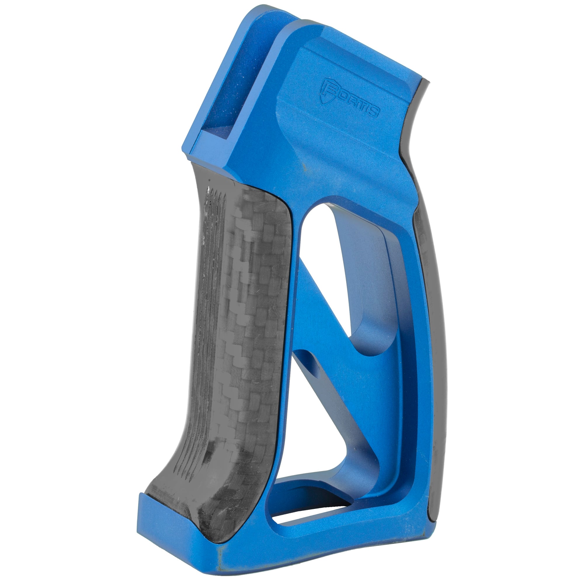 Fortis Torque AR-15 Pistol Grip with Carbon Fiber, Blue - TORPGCFBLU