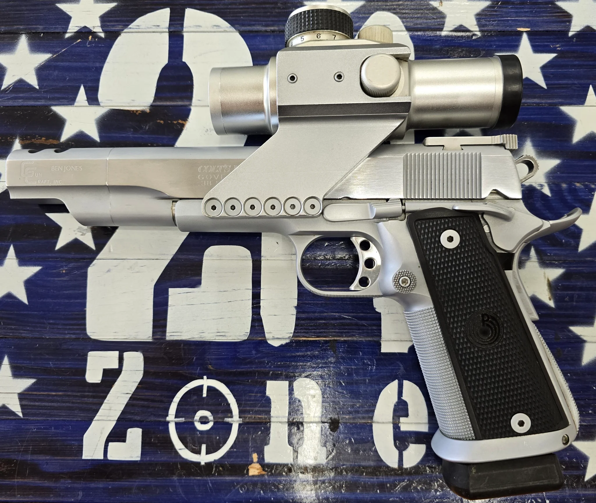 PARA USA Para USA P18 Custom 38 Super Semi Auto Pistol, Stainless 6.25" (Used)