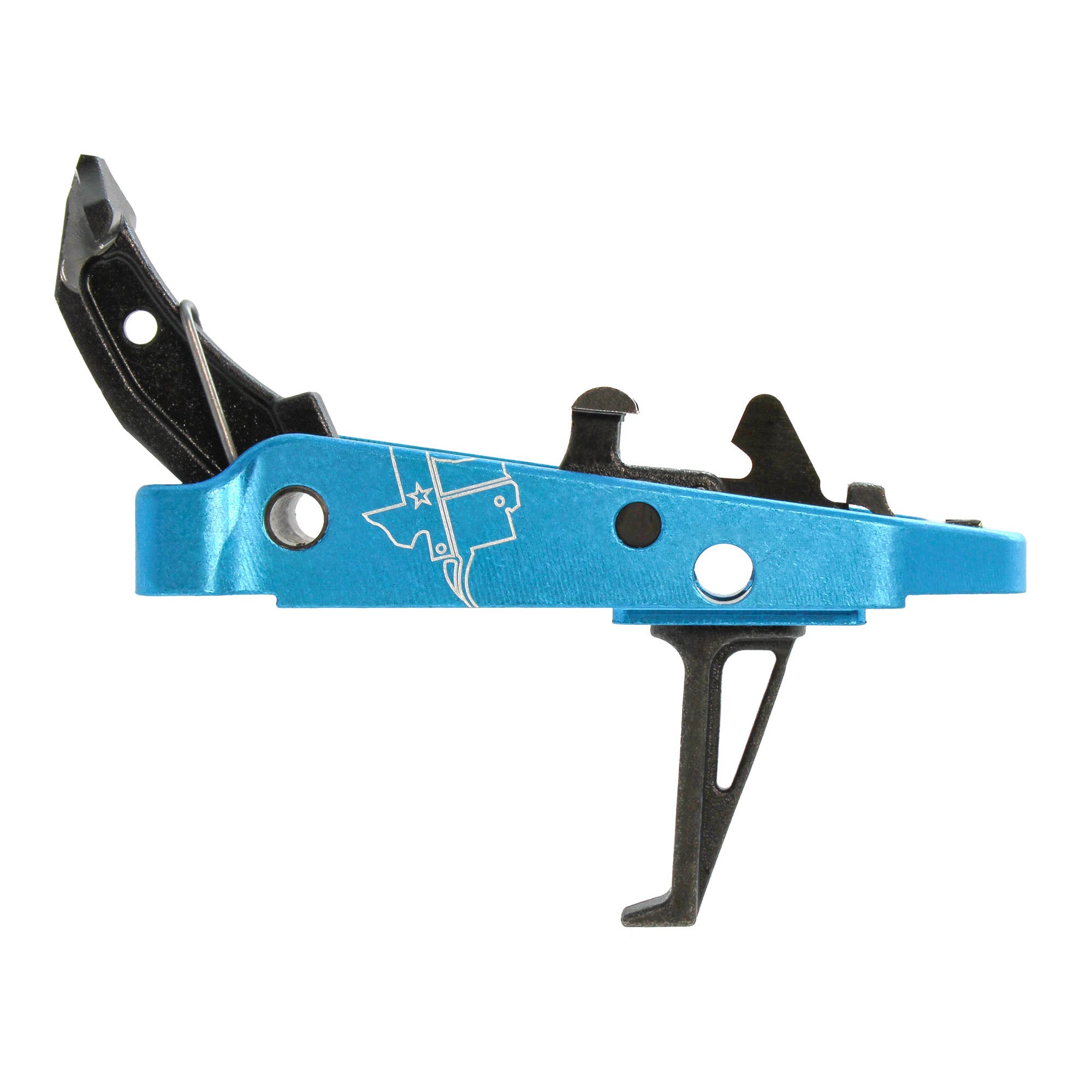 CMC Triggers AK47 Trigger 2.0, Flat Trigger, Black, Fits AK-47, 4-4.5 Pounds