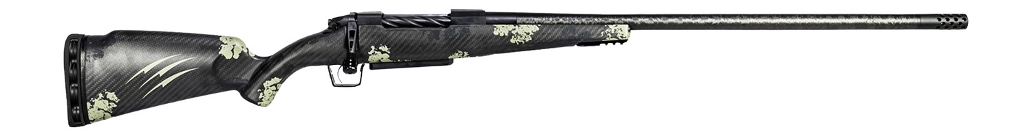 Fierce Firearms ROGSCX65PRC20BF Carbon Rogue XP 6.5 PRC 3+1 20" Carbon Fiber Match Grade Threaded Barrel, Black Cerakote Steel Drilled Tapped Receiver, BiPod Rail Forend, Forest Camo Fixed Carbon Fi