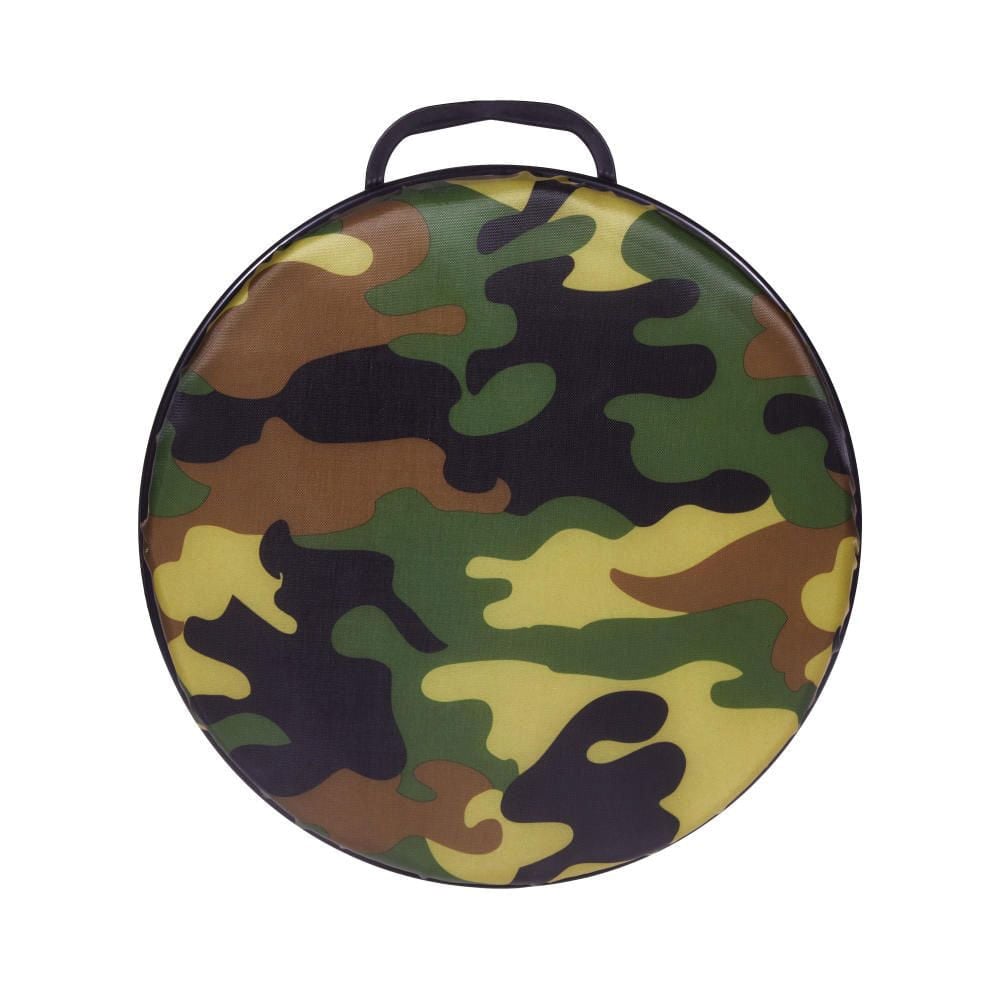 Vanish 13" x 12.25" x 2.13" Swivel Seat Bucket Lid, Black/Camouflage