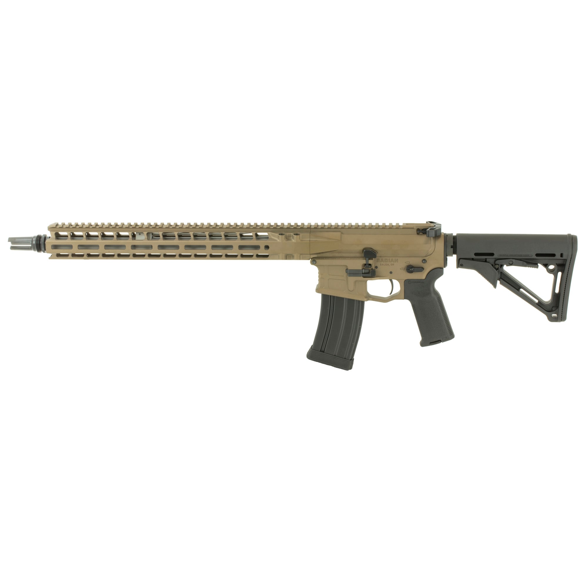 Radian Weapons Model 1 .223 Wylde AR Rifle with 16" Barrel, Brown - R0044