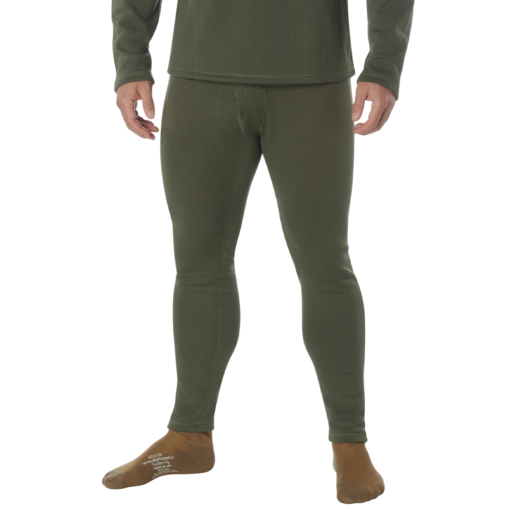 Rothco Ecwcs Gen III Mid-Weight Underwear Bottoms Level Ii - Olive Drab, Medium