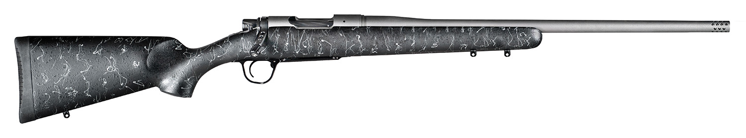 Christensen Arms Mesa 6.5 Creedmoor 22" 4rd Bolt Action Rifle w/ Threaded Barrel, Black/Gray Webbing - CA10280-H13211