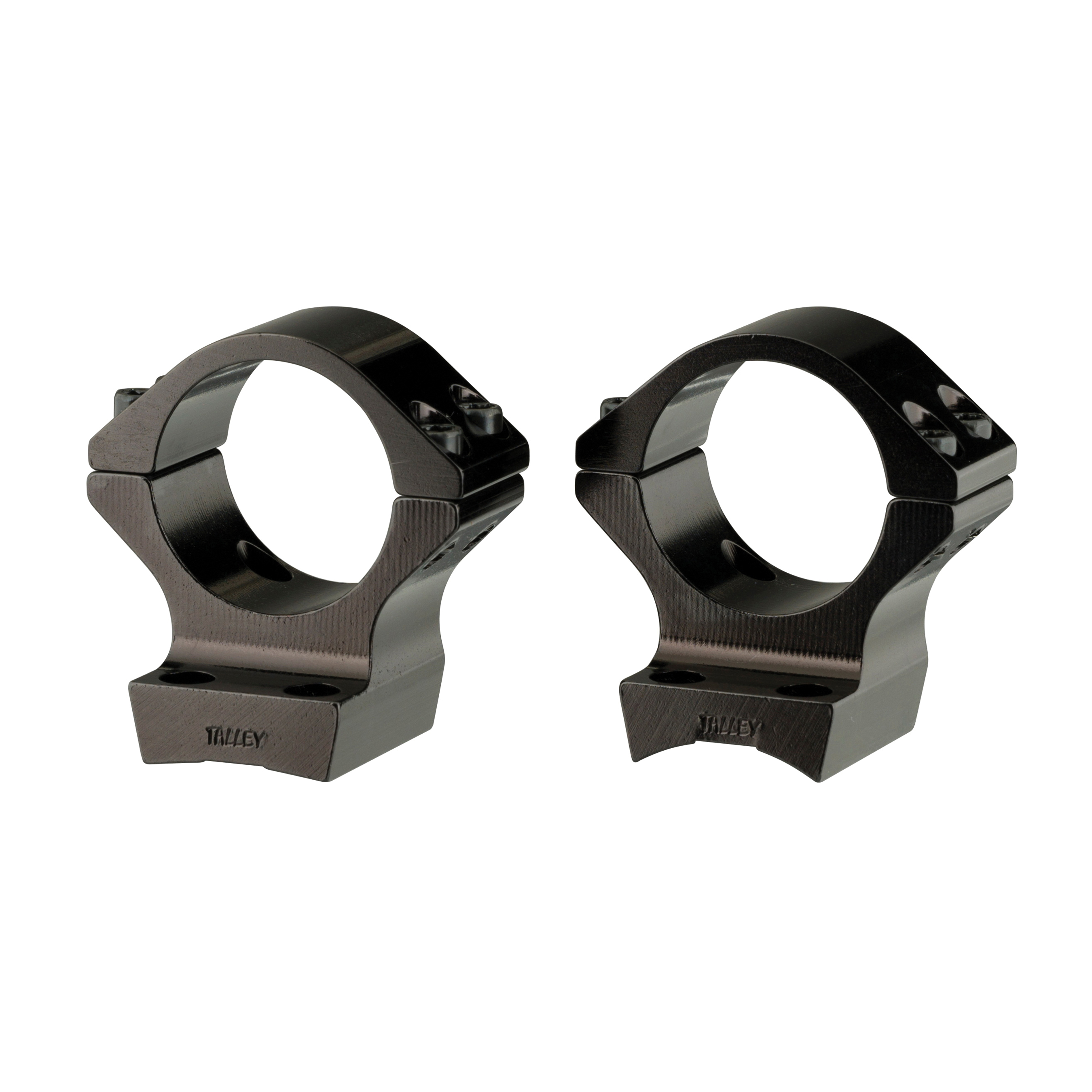 Browning 30mm Standard Aluminum Alloy Lightweight 2-Piece Integrated Scope Ring, Matte Black - 12510