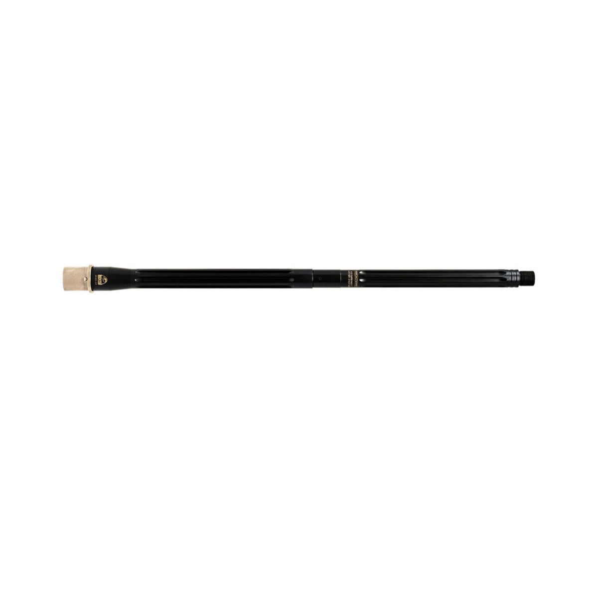 Faxon Firearms Match Mid-Length 5R Button Rifled Heavy Fluted Barrel 6.5 Grendel 18", Black