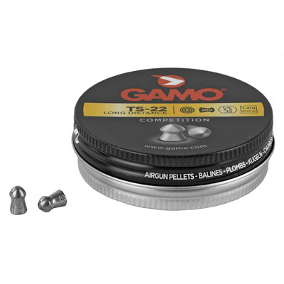 Gamo TS-22 Flat Nose .22 Caliber Pellet, 200/Pack - 632176854