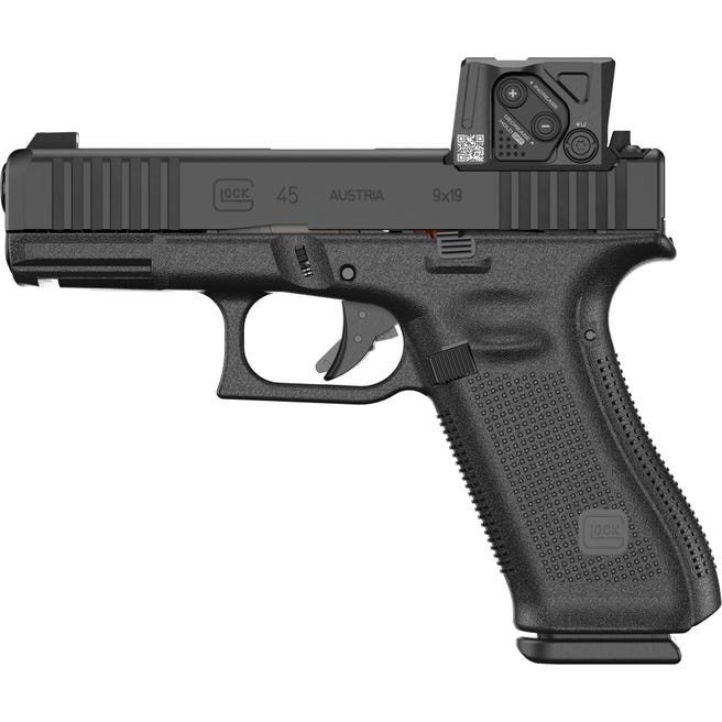 Glock G45 Gen6 Crossover 4.02" 9mm Luger 17rd Handgun w/Aimpoint COA Optic - P64550B03DC8A3