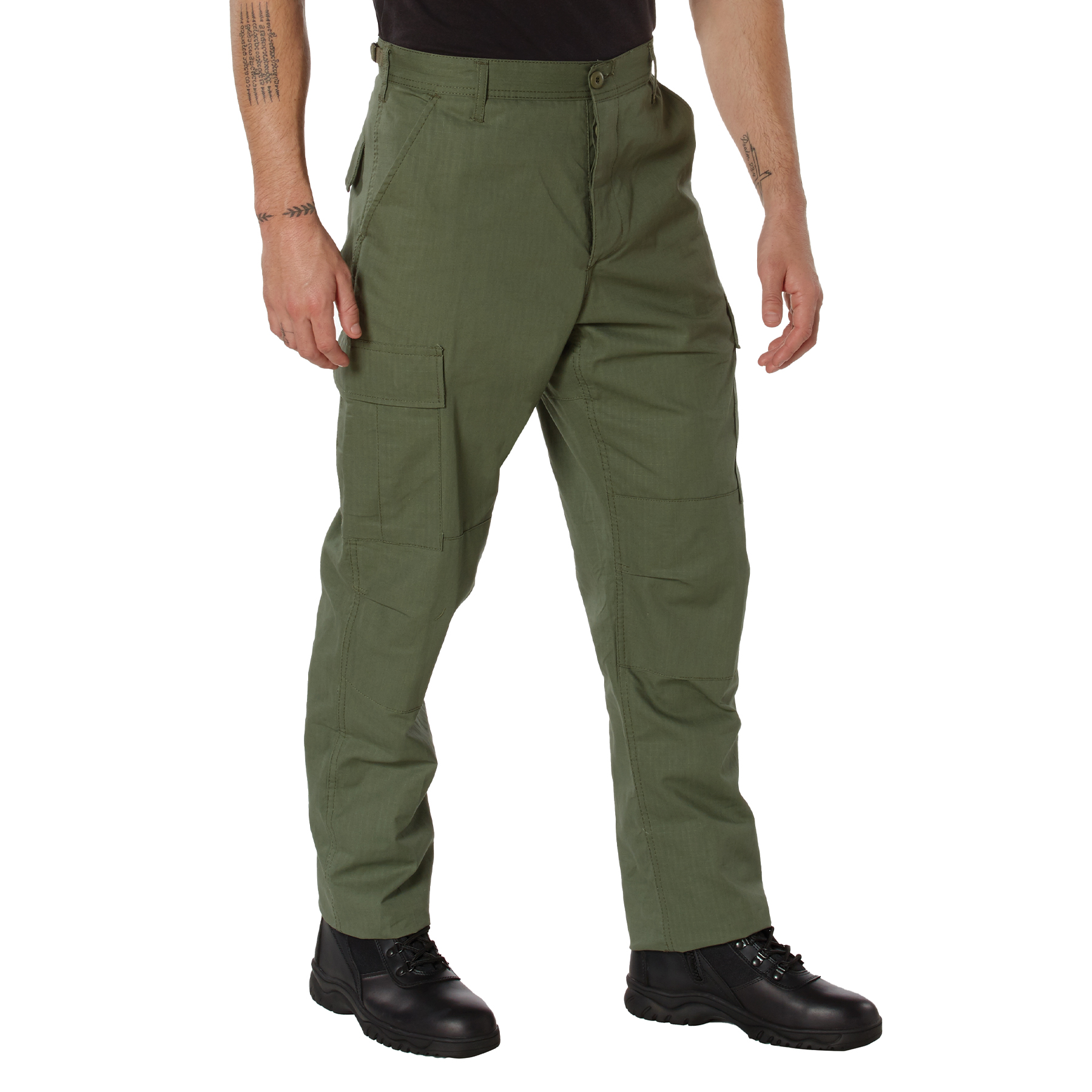 Rothco Rip-Stop Bdu Pants - Olive Drab, Large