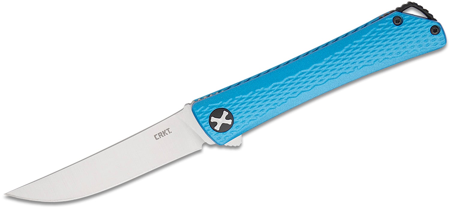 CRKT Kalbi Liner Lock Folding Knife Upswept, Blue