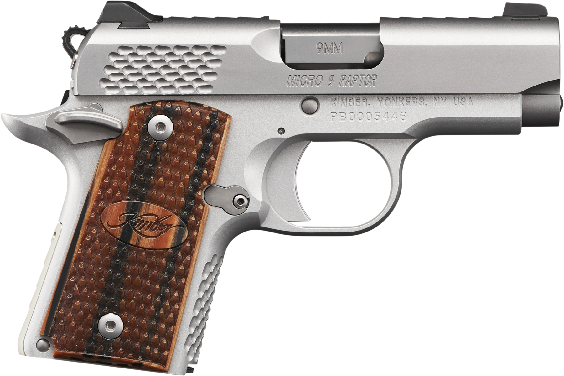 Kimber Micro 9 Raptor, 9mm Pistol, Stainless - 3300109