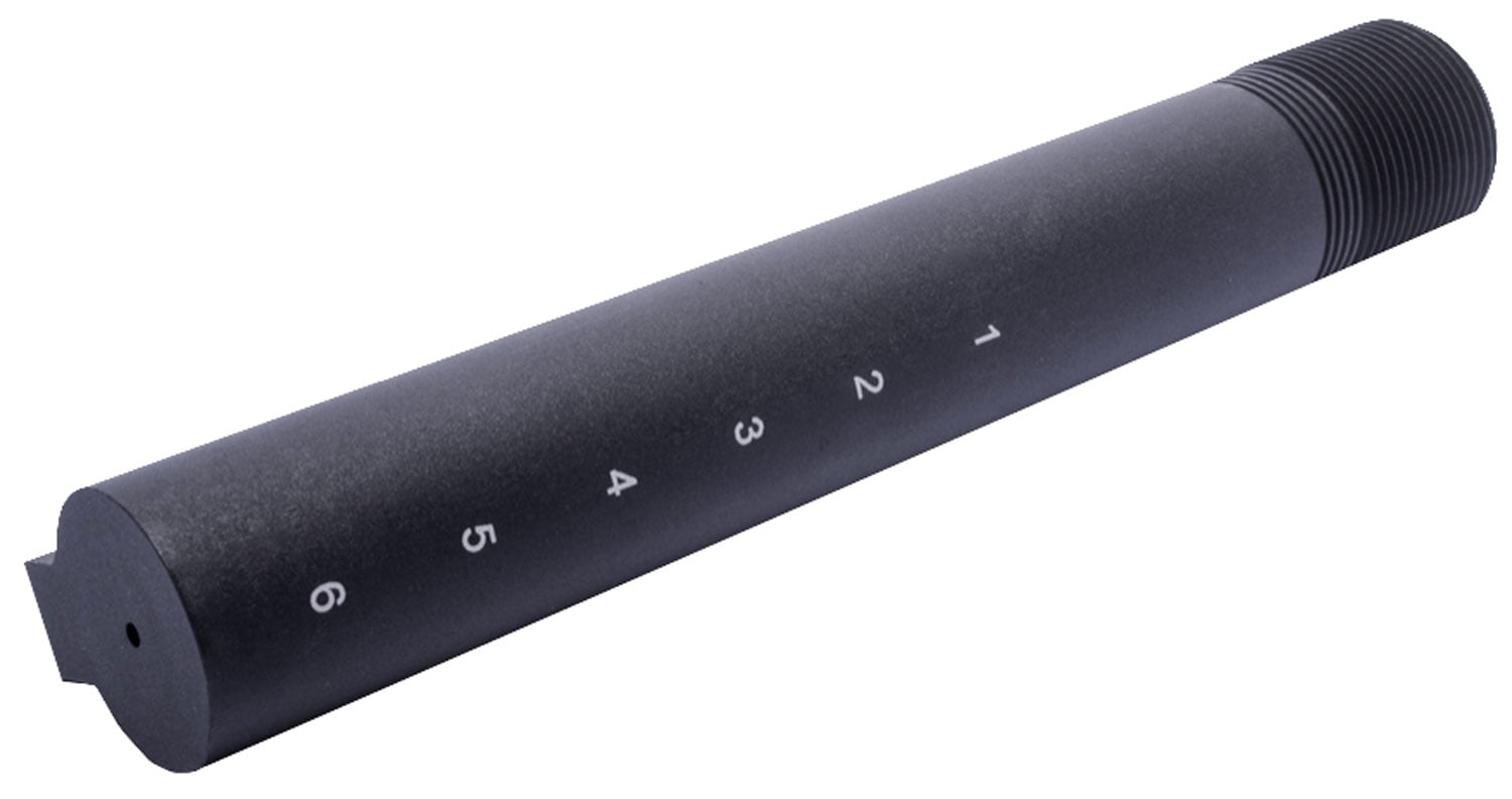 Spikes Tactical 6-Position, Mil-Spec Buffer Tube, Black - SLA500R
