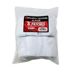 Kleen-Bore CP14B Super Shooter Cotton Patches Cleaning Patches 3 12-16ga