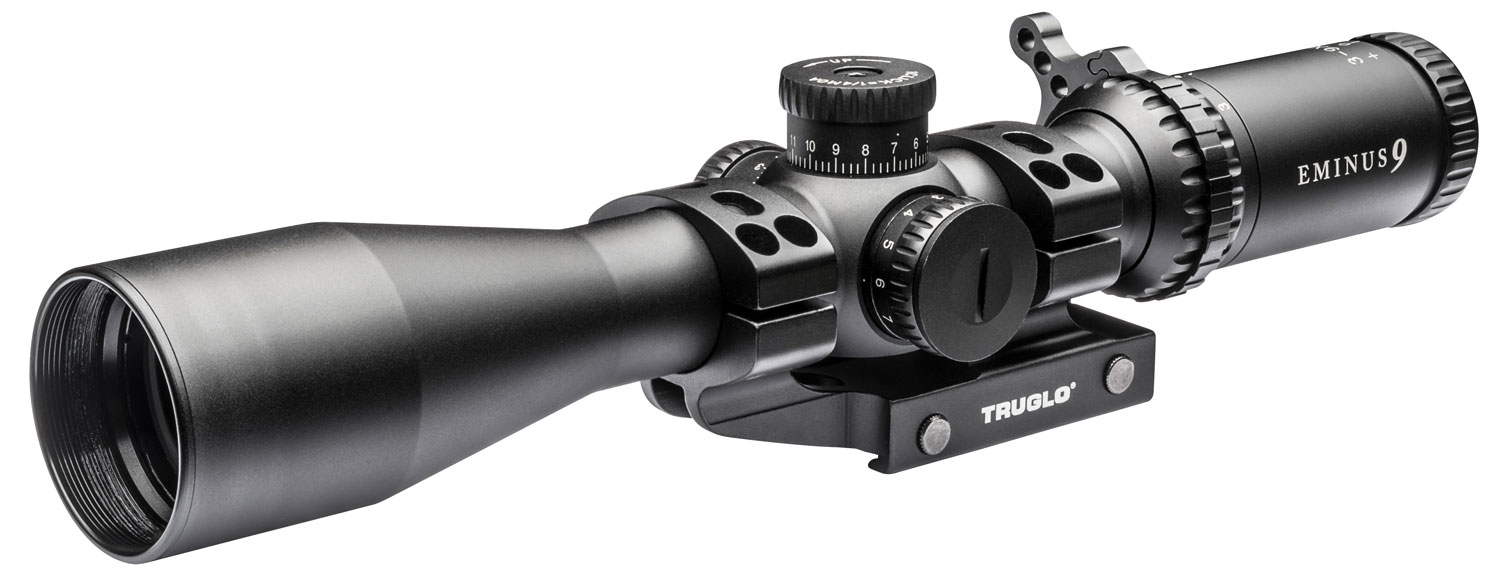 TruGlo Eminus 3-9x42mm Illuminated TacPlex MOA 1-Piece Rifle Scope - TG8539TLR